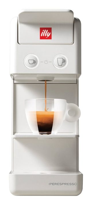 Cafetière À Dosette Illy Multi-boissons Comptoir White Coffee Capsule 1 Tasses