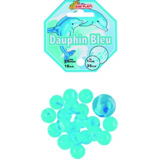 20 Billes+1 Calot Dauphin Bleu Kim Play Cou500828