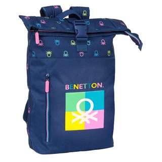 Sacoche Pour Portable Benetton Cool Blue Marine 28 X 42 X 13 Cm