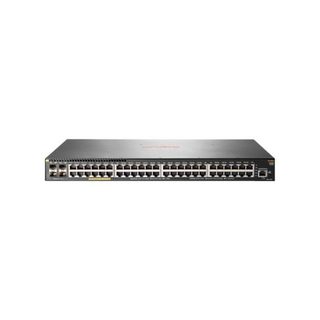 Switch Administrable Hpe Aruba 2930f 48x Gigabit Poe+ 4x Sfp+ Métal Gris 1u 442x40x439mm