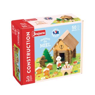 Jeu de construction en bois La maison du miel JEUJURA