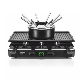 Haeger Gr-frg.016a Appareil À Fondue, Raclette Et Wok 8 Personne(s)