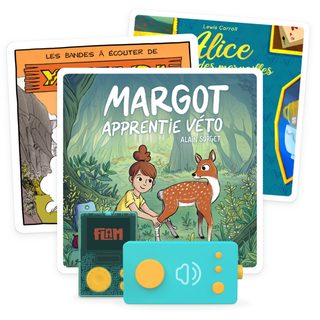 Lunii - Pack Les Héros Lunii - 30 histoires interactives pour enfants 5-8 ans, 5h d’écoute sur la conteuse