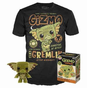 Set Figura Pop Tee Gremlins Gizmo Talla S