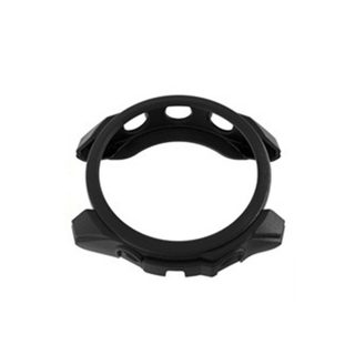 Étui De Protection Pour Montre Garmin Forerunner 965 - Texture Cuir Noir En Tpu