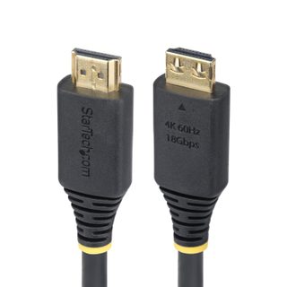 Startech.com Câble Hdmi Haute Vitesse De 50 Cm Avec Connecteurs À Verrouillage, 4k 60 Hz/1440p 144 Hz, Hdr10/hdcp