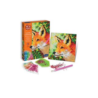 Jeu Créatif Sentosphère Canevas À Diamanter Renard