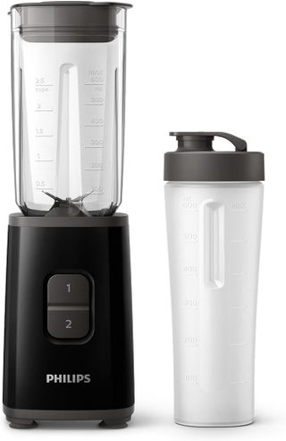 Mini Blender 350 w – 2 Vitesses, 0,6 l, Verre Et Portable