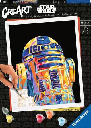 Peinture Par Numéros Ravensburger Creart R2d2 24x30 Cm Multicolor Acrylique