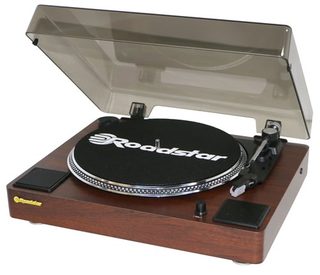Roadstar Tt-260spk Platine Tourne-disque À Entraînement Direct Bois Automatique