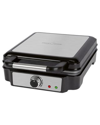 Proficook Pc-wa 1241 4 Gauffre(s) 1200 W Noir, Acier Inoxydable