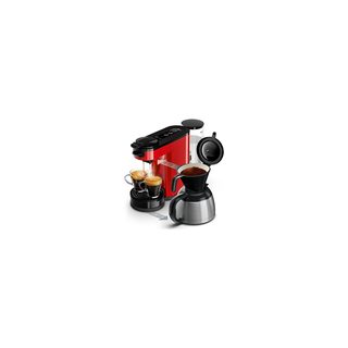 Cafetière Expresso Cafetière À Dosette Ou Capsule Philips Switch Hd6592 85 Rouge