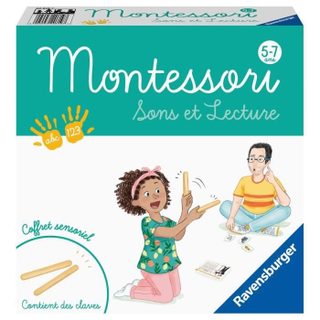 Montessori - Sons Et Lecture - Coffret Sensoriel - Apprentissage De La Lecture -5ans