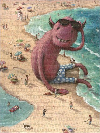 Heye Puzzle Beach Boy 1500 Pièces - Puzzle Fantaisie Adultes