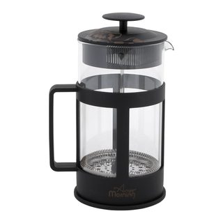 Cafetière À Piston Any Morning 800 Ml Verre Borosilicate Inox Facile À Nettoyer