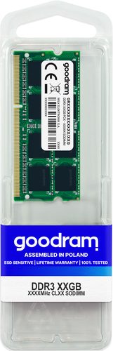 Goodram 4gb Ddr3 Pc3-12800 Module De Mémoire 4 Go 1 X 4 Go