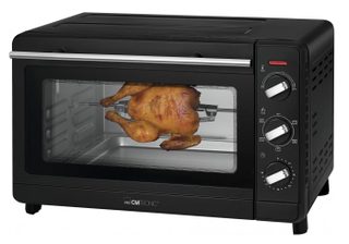 Clatronic Mbg 3728 30 L 1500 W Noir, Acier Inoxydable Grill