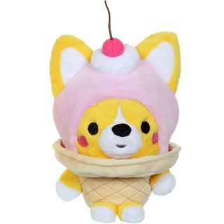Peluche Little Corgi Cuties - 30 Cm - Glace