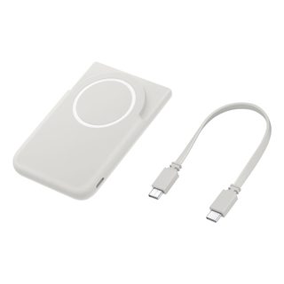 Chargeur Samsung Eb-u2500xjegww 5000 Mah Sans Fil 15 W Filaire 25 W Gris Clair