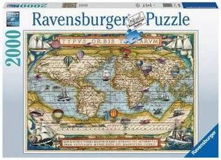 Ravensburger Around The World Jeu De Puzzle 2000 Pièce(s) Cartes