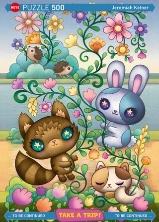 Heye Puzzle 500 Pièces Art Take A Trip Jeremiah Ketner