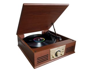 Sunstech Pxr32 Tourne-disque À Entraînement Direct Bois
