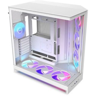 Boitier Moyen-tour - H9 Flow - Double Chambre - Panneaux Mesh - Verre Trempé