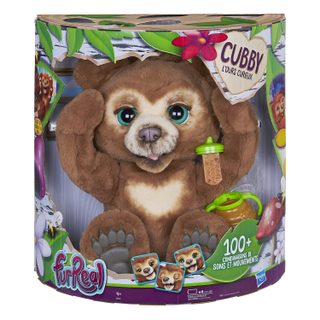 Peluche Cubby, l'ours curieux FURREAL FRIENDS
