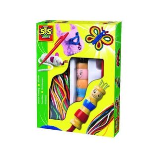 Ses Creative Tricotin - Avec Fils De Differentes Couleurs