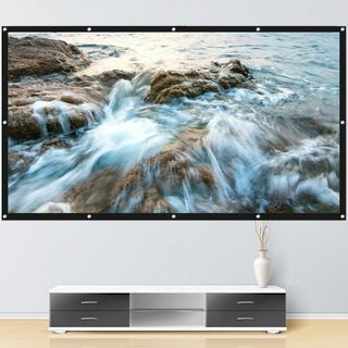 Écran Projection 130' Hd 4k Pliable Portable Anti-lumière 16:9 4:3