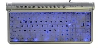 Clavier Compact Minimax Lumineux Grandes Lettres
