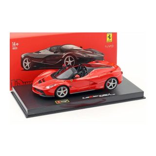 Bburago Voiture Ferrari Signature Aperta Rouge En Metal A Lechelle 1/4