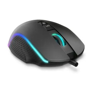 Krom Keos 6400dpi Rgb Optical Mouse Black