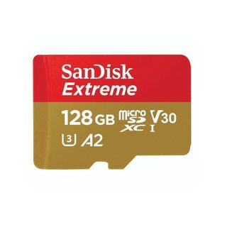 Carte Mémoire Micro Sd Sandisk Extreme Uhs I 128 Go Avec Adaptateur Microsdxc Vers Sd