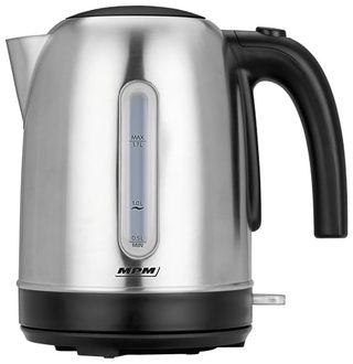 Mpm Mcz-102m Bouilloire 1,7 L 2200 W Noir, Acier Inoxydable