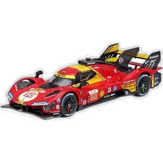 Voiture De Collection Bburago Ferrari 499p #50 Rouge Et Jaune (giallo Modena)