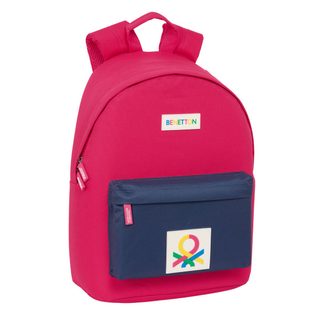 Sacoche Pour Portable Benetton Benetton Cerise Blue Marine 31 X 41 X 16 Cm