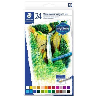 Staedtler Craie Aquarellable Design Journey, Étui Carton 24