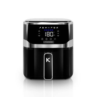 Kitchencook - Airmed55 - Noir - Friteuse Sans Huile - 5,5 L - 1400 W