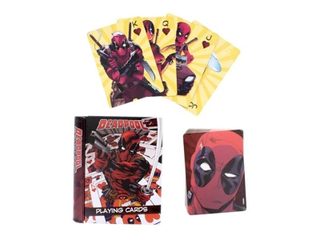 Paladone Marvel Deadpool Cartes À Jouer Et Boîte En Métal – Produit Sous Licence Officielle Disney