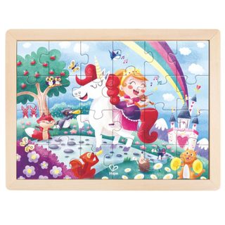 Puzzle 2 En 1 24 Pièces Hape Licorne