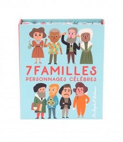 Jeu De 7 Familles Vilac Personnages Célèbres Multicolor Carton