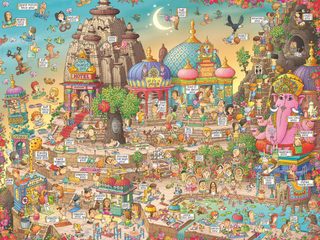 Heye Puzzle Yogaland 1500 Pièces Plaisir Coloré