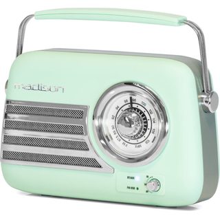 Radio Portable Madison Freesound Vr40 Bluetooth Fm 30 W Vert Mat Plastique Soft Touch