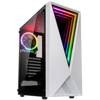 Kolink Void White Unité Centrale Midi Tower Noir, Blanc
