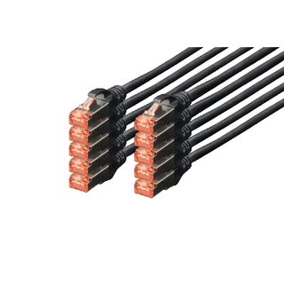 Câble Réseau Digitus Cat6 S/ftp Revêtement Lszh 2 Mètres Noir