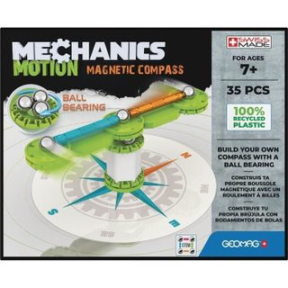 Geomag Mechanics, Motion 35 Pcs, Construction Magnétique, Jeux Éducatifs