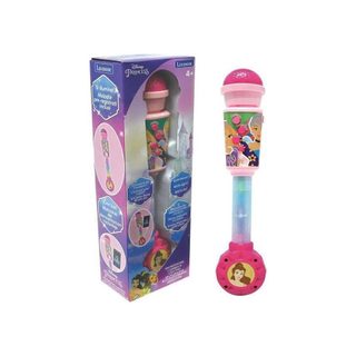 Microphone Lumineux Princesse Disney Plastique Rose Multicolore 35,2x7,1x11,4 Cm Lexibook