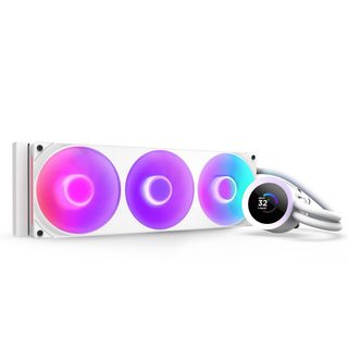 Watercooling Nzxt Kraken Plus Rgb 360 - 360mm Aio Liquid Cooler W/ 1.54in. Display & & Rgb Core Fan Entry Version (white)