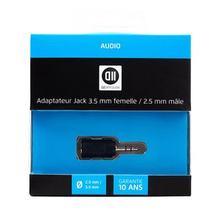 Adaptateur Jack 3.5mm F/2.5mm M Noir